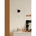 thumbnail image 2 of 1pc Glow In The Dark ABS Wall Clock,Creative Solid Hanging Clock For Home, 2 of 5