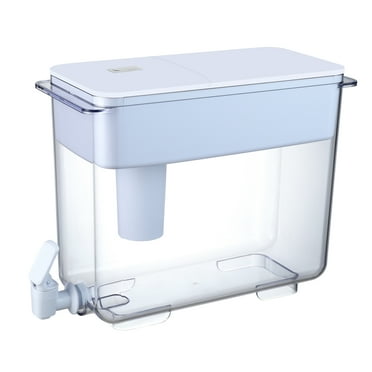 Great Value Water Filter Pitcher 30 Cup Series, White Color, BPA-Free, Brita Filter Compatible , NSF Certified,30 Cup , Digital Timer Indicator,HS525,White