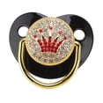 thumbnail image 2 of Ergonomically Designed Bling Baby Pacifier Silicone Helps Oral Fatigue One Piece Seamless Design, 2 of 7