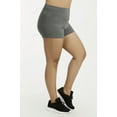thumbnail image 6 of TheLovely Women & Plus Soft Cotton Active Stretch Outseam Workout Boy Shorts with Wide Wastband (12" Boy Shorts), 6 of 6