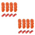 thumbnail image 2 of Maytalsory Safety Camping Tent Reflective Lanyard Secure Camping Experience Heavy Duty Reflective Tent Ropes orange 2Set, 2 of 6