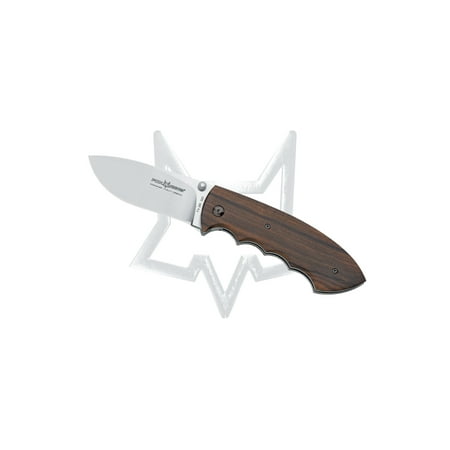 Fox Knives Liner Lock FX-BR322 Pocket Knife N690Co Stainless & Ziricote Wood