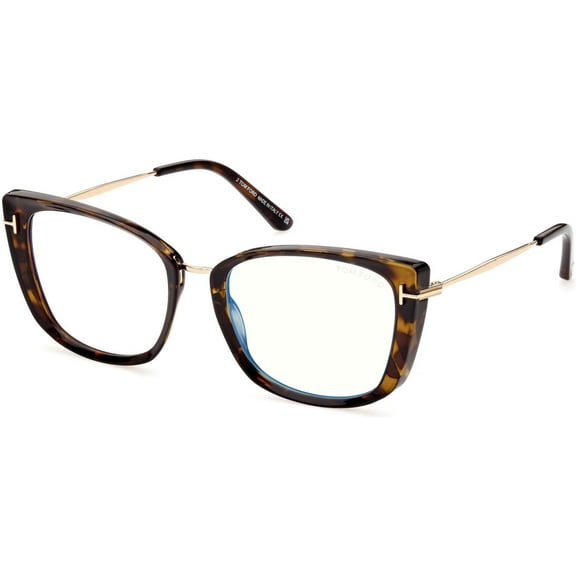Tom Ford FT5816-B 052 Women's Dark Havana Full Rim Eyeglasses