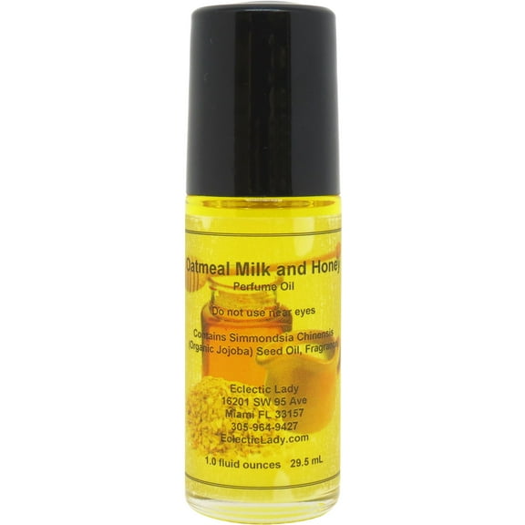 Oatmeal Milk And Honey Perfume Oil, 1.0 Oz Portable Roll-On Fragrance
