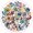 Color2, variant on 100Pcs One Piece Stickers Laptop Bedroom Wardrobe Car Skateboard Bicycle Mobile Phone Luggage Guitar