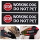 thumbnail image 1 of 2pcs Embroidered Service Dog Patches Do Not Pet Patches Dog Identification Patches For Dogs Do Not Pet Patches Pet Harnesses, 1 of 2