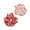 1, variant on Elaborate Red Hair Tie for Women Hair Rings Elegant Ruched Red Scrunchies Oversized Hair Rope Hair Tie