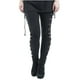 thumbnail image 1 of Pantalones Prolriy para mujer, leggings negros laterales, pantalones de moda para mujer, pantalones góticos de encaje para mujer, pantalones negros XL para mujer, 1 of 8
