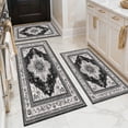 thumbnail image 2 of BlueDreamer Kitchen Rugs 3Pcs, Non Slip Kitchen Mats for Floor Waterproof & Stain Resistant Carpet Area Rug for Kitchen, Laundry Room, Hallway, 2 of 12