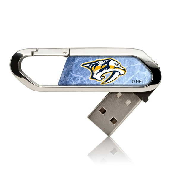 Nashville Predators Ice Flood Clip 64GB USB Flash Drive