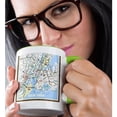 thumbnail image 2 of 3drose, Framed Nyc Boroughs, 15oz Two-tone Green Mug, 2 of 6