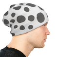 thumbnail image 6 of Beanie Hats for Men and Women, Leopard Print Animal Texture Patterns Adult Unisex Knit Hat Winter Warm Skull Cap, 6 of 7