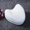 thumbnail image 2 of Wedge Memory Foam Pillow Contour Legacy Leg Knee Support Cushion Nerve Presal Pillow with Removable Pillowcase, 2 of 4