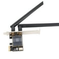 thumbnail image 2 of Adaptador WiFi inalámbrico AR5B22 de 2,4 GHz y 5 GHz, 300 Mbps, PCI‑E, Bluetooth 4.0 y 2 antenas de 5 dBi para Windows 7/8/10, 2 of 12