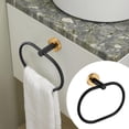 thumbnail image 2 of Rustproof Towel Ring for Bathroom in Stainless Steel Elliptical Design Stable Functional Bath Accessory for Towel Organization and Home Décor, 2 of 5