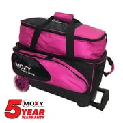 Moxy Blade Premium Double Roller Bowling Bag - Pink