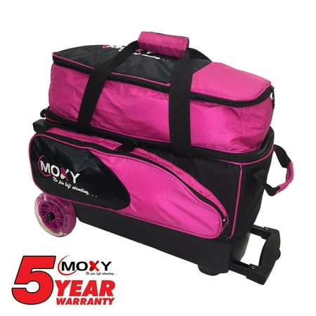 Moxy Blade Premium Double Roller Bowling Bag - Pink