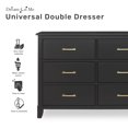 thumbnail image 4 of Rêve Sur Moi Universel Double Commode I Enfants Chambre Commode I Six Tiroirs Commode I Milieu Du Siècle Moderne, 4 of 6