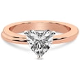 thumbnail image 3 of 3 Carat IGI Certified Heart Shape Lab Grown Diamond Engagement Ring | 14K Rose Gold | Juniper Crossover Solitaire Diamond Ring | FG-VS1-VS2 Quality Friendly Diamonds, 3 of 5