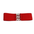 thumbnail image 1 of Minnieouse Cinturón elástico para mujer, cinturón ancho a la moda, pantalones para fiesta de cumpleaños, boda, falda, pretina decorativa para mujer Cinturones Rojo Minnieouse AP012941-02, 1 of 6