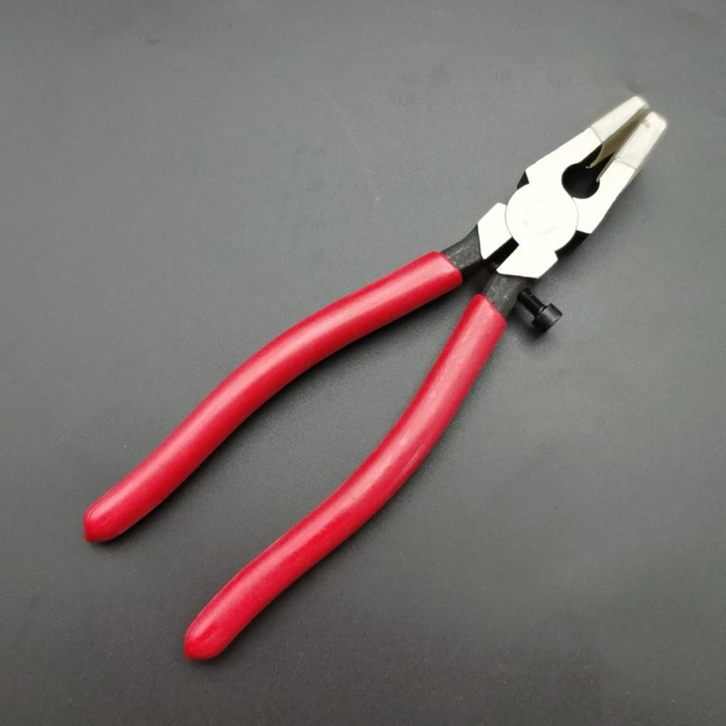 MOMOJIA Glass Breaking Pliers Glass Running Pliers Glass Cutting Tool for Stained Glass