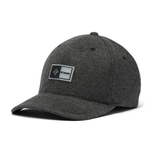 Columbia Mount Blackmore Hat, Black Silicone Patch, Small/Medium