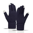 thumbnail image 2 of FADAACAI Gloves for Cold Weather Women Winter Wool Warm Gloves Solid Color Knitted Cold Proof Gloves Driving Gloves Men Touchscreen Gloves Clearance！, 2 of 3