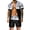 Black, variant on Vedolay summer sets men 2 piece Mens 2 Piece Sets Outfit Casual Button Down Shirt and Short Set Summer Beach Outfits,White L