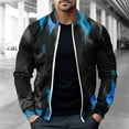thumbnail image 1 of LOVZFMLL Jackets for Men Pullover Sweater Stand Collar Elastic Solid Color Half Sweater For Men Stand-up Collar Sweater, 1 of 4