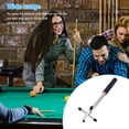thumbnail image 4 of Greeniant Palo de billar retráctil con cabeza de puente, de billar ajustable desmontable reemplazable, juegos deportivos al aire libre Billar Plata Cruzada Greeniant OD022377-03, 4 of 6