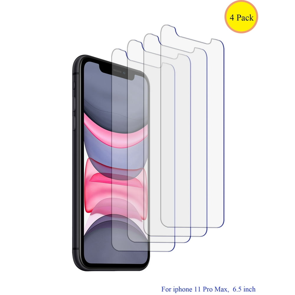 Tempered Glass Screen Protector for iphone 11 pro Max, 6.5 inch，Full