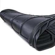 Auto Drive 4PC PREMIUM RUBBER CAR MAT TOLL BLACK- Universal Fit for Cars, Trucks,202WM35