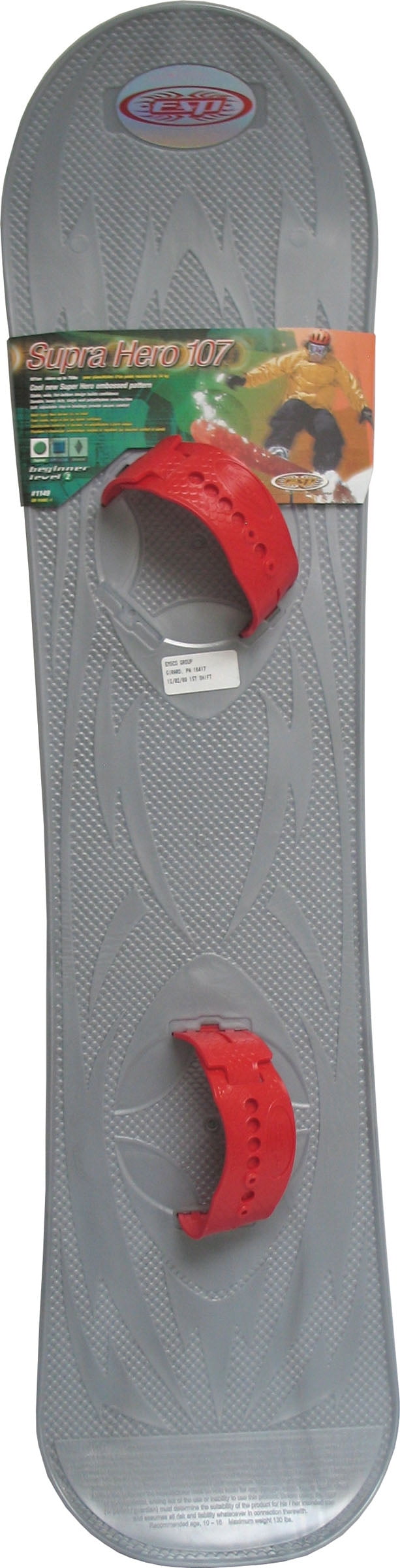 SUPRAHERO SNOWBOARD WITH BINDINGS by EMSCO Group