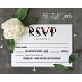 thumbnail image 5 of Inkdotpot 50 Blank RSVP Cards With White Envelopes Floral 4"x6" Response Cards-RSVP Reply Card For Wedding-Bridal Shower-Baby Shower-Rehearsal Dinner, 5 of 7