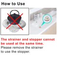 thumbnail image 2 of Coladores y tapones para lavabo de baño Hilltop, 5,4 cm, parte superior, 2 of 9