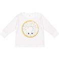 thumbnail image 3 of Inktastic White Donut Boys or Girls Long Sleeve Toddler T-Shirt, 3 of 5