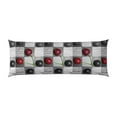 thumbnail image 2 of KLL Ultra Soft Microfiber Body Pillow Cover/Pillowcases 20"x54" with Hidden Zipper Closure-Cherries laid, 2 of 8