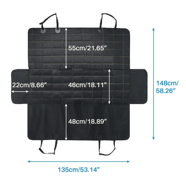 Pet Car Mat Dog Car Rear Cushion Waterproof Scratch-resistant Large Dog Dog Car Mat Camping Trunk Mat