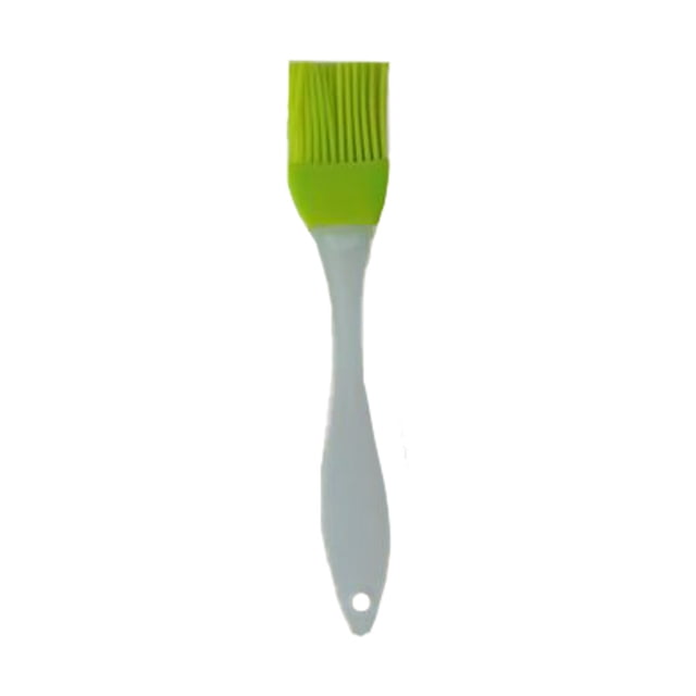 Naiovety Cepillo de silicona para rociar mango transparente, herramienta resistente al calor para hornear barbacoa y repostería Verde