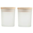 thumbnail image 2 of SENSETH Food Containers Glass Candle Jars with Bamboo Lids for Candles and Storage, 2 of 6