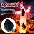 thumbnail image 2 of Soplador de repuesto CYXG 1A para inflables de Halloween Negro, 2 of 7