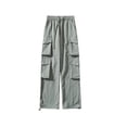 thumbnail image 1 of Diufon Pantalon Cargo Large pour Hommes Taille à Cordon Décontractée Pantalon de Randonnée Extérieur Ample avec Multi-Poches, 1 of 6