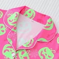 thumbnail image 5 of CONFREE Womens Halloween Pajamas Short Sleeve Cartoon Pumpkin Ghost Sleepwear Tops Shorts Hallowmas Pjs Set Lovely Nightwear, 5 of 7