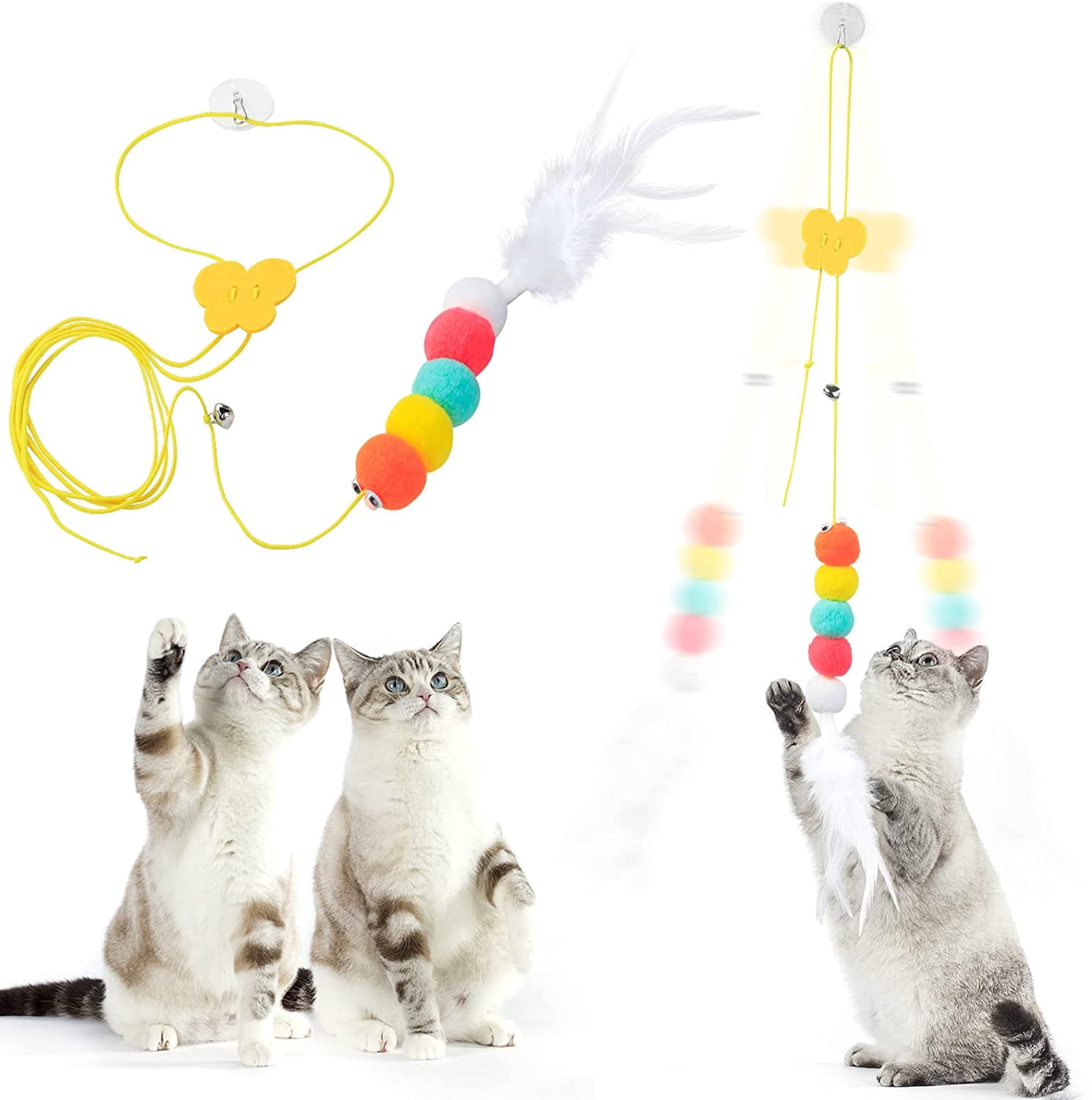 cat string door toy