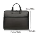 thumbnail image 2 of Stylish PU Leather Business Briefcase Messenger Bag - Perfect for Men's Work, Travel & Office Use, 2 of 5