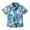 Blue, variant on ZACPNCV Boys Hawaiian Shirt Kids Short Sleeve Button Down T Shirts Little Boy Beach Clothes Print Tops Yellow 3-4 Years