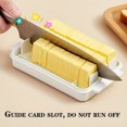 thumbnail image 4 of 1PC Butter and Cheese Keeper - Effortlessly Cuts and Serves Butter, Airtight Storage for Fresh Cheese, Convenient Lid, Slices Perfect Portions, Refrigerator Storage, Essential Kitchen Tool - Perfect f, 4 of 5