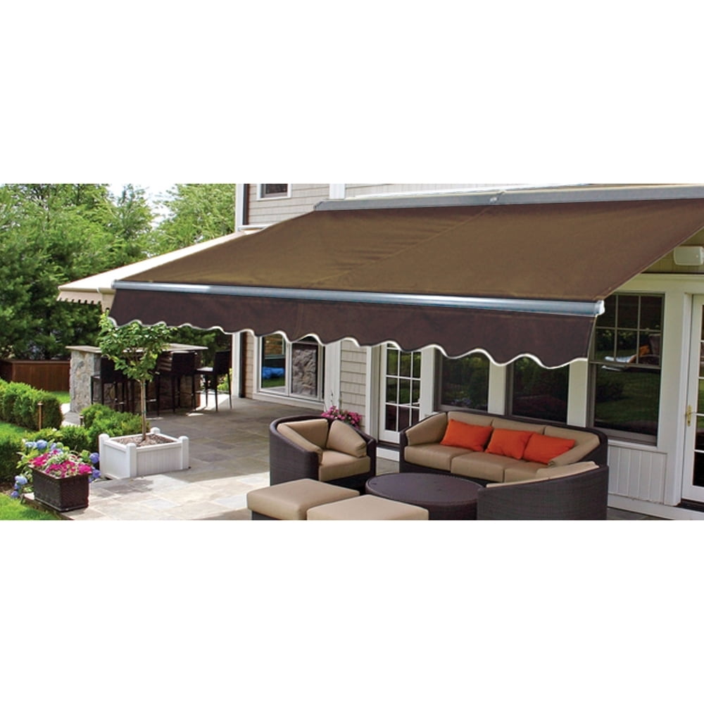 ALEKO 16'x10' Sunshade Half Cassette Motorized Retractable Patio Deck