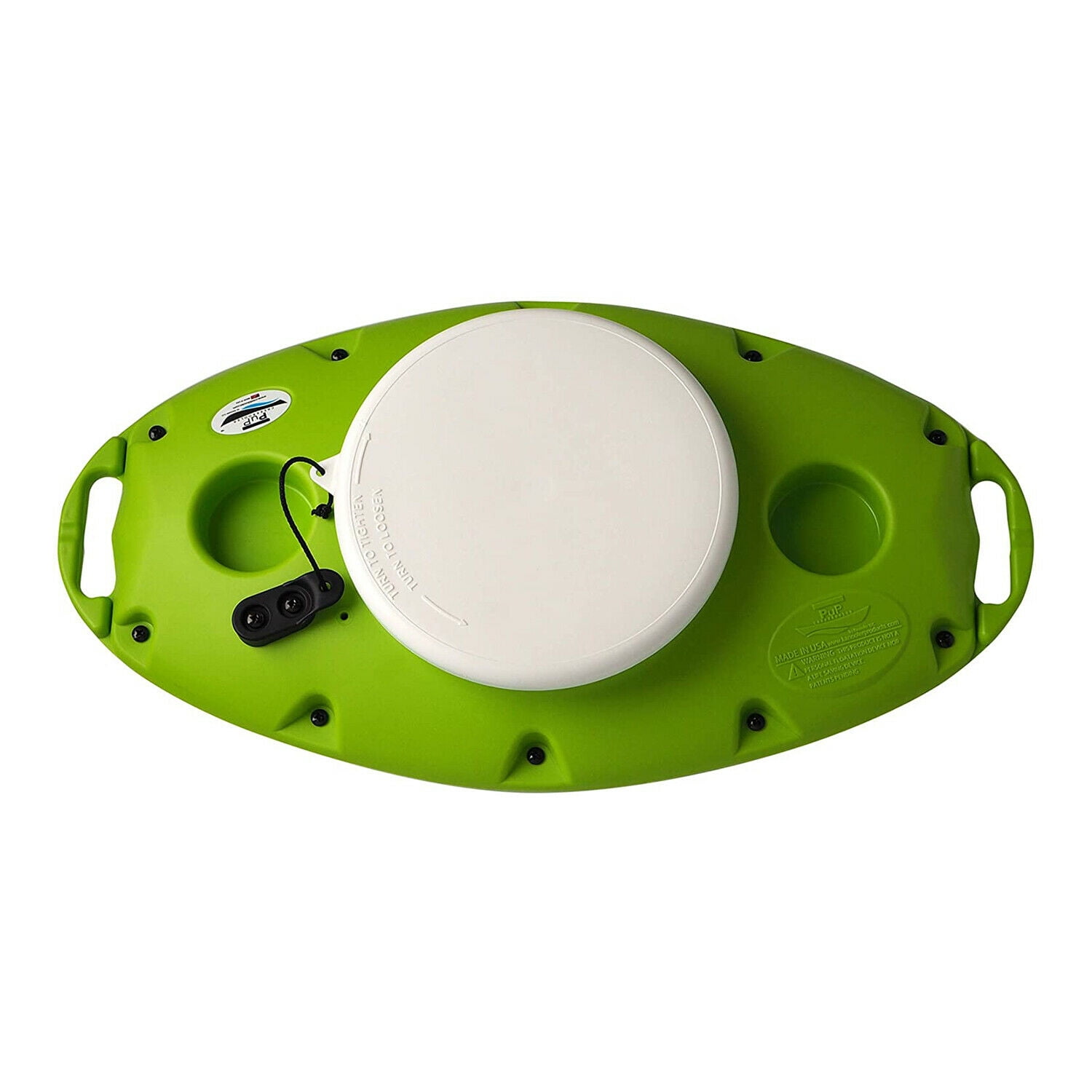 CreekKooler Pup 15 Quart Floating Beverage Water Portable Cooler, Green