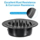 thumbnail image 4 of Cubierta de Ventilación Redonda Uxcell de 3", 2pcs Rejilla de Acero Inoxidable 304 con Louver para Ventilación, Negro, 4 of 6